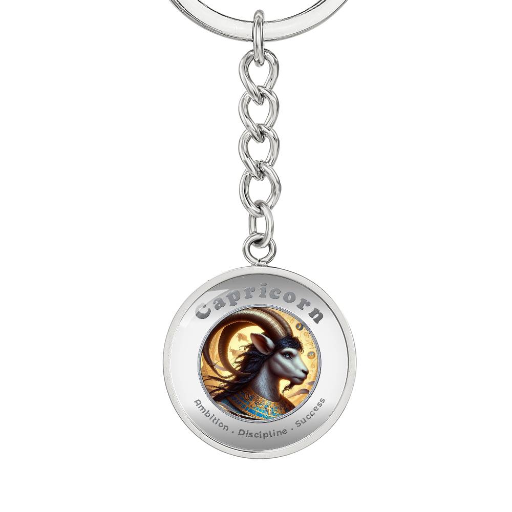 Capricorn - Affirmation Keychain - More Than CharmsMore Than Charms