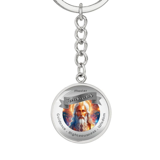 Melchizedek - Affirmation Keychain For Guidance, Righteousness & Wisdom - More Than CharmsMore Than Charms