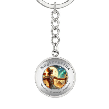 Sagittarius - Affirmation Keychain - More Than CharmsMore Than Charms
