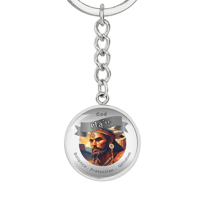 Mą’ii- Affirmation Keychain For Balance Protection Wisdom- More Than CharmsMore Than Charms