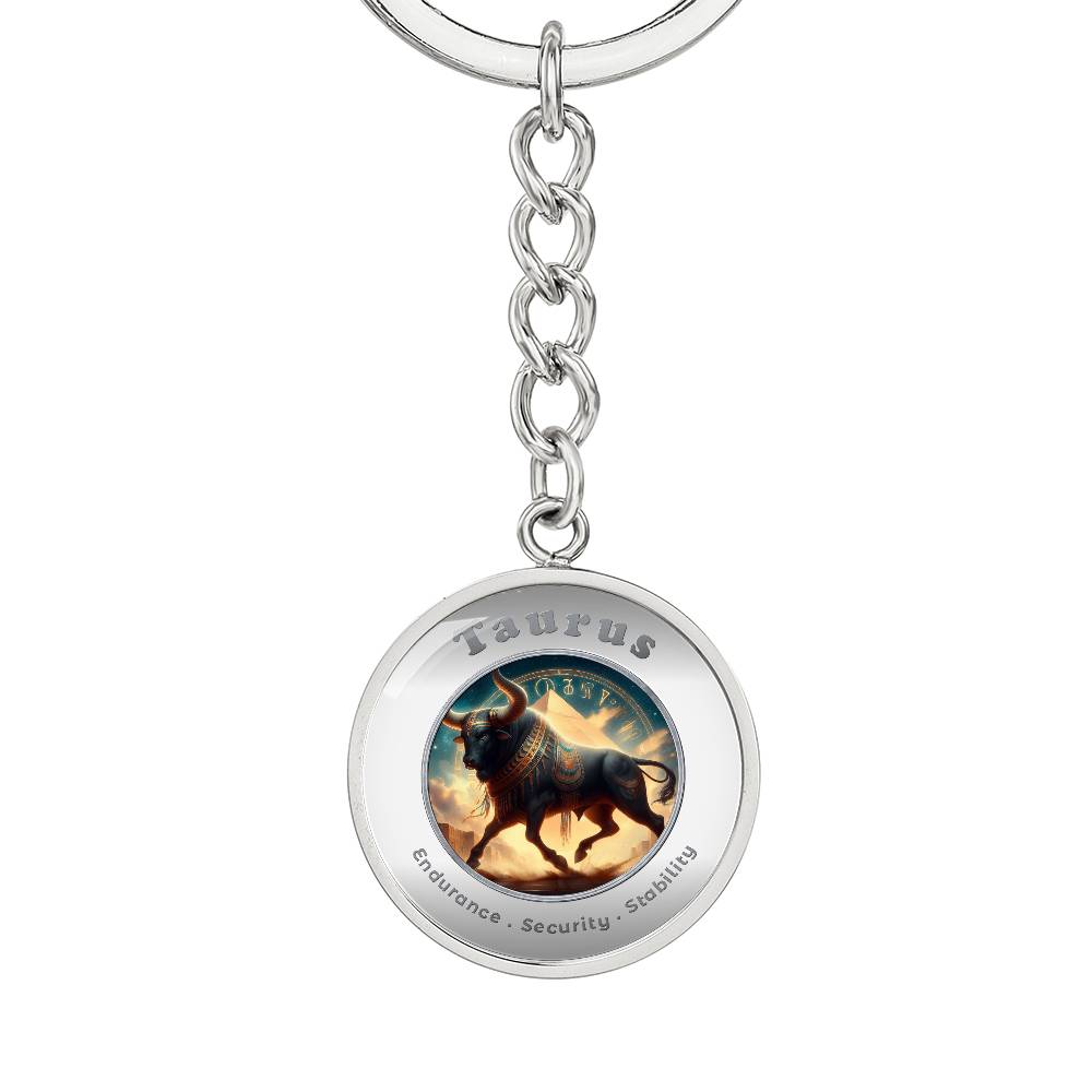 Taurus - Affirmation Keychain - More Than CharmsMore Than Charms