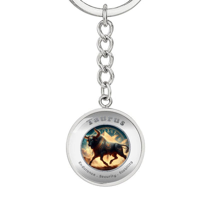 Taurus - Affirmation Keychain - More Than CharmsMore Than Charms