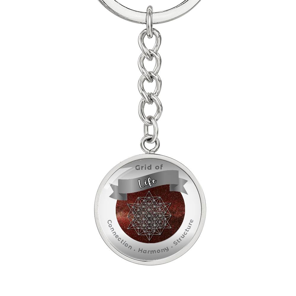 Grid of Life - Affirmation Keychain - More Than CharmsMore Than Charms