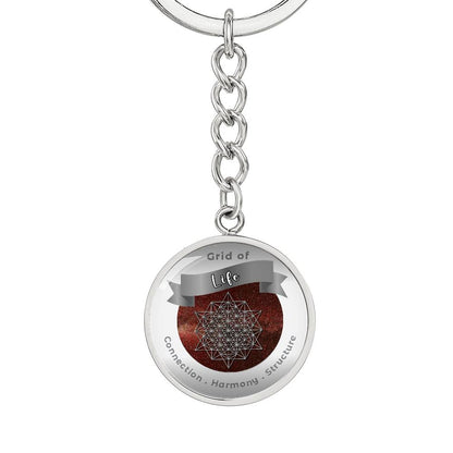 Grid of Life - Affirmation Keychain - More Than CharmsMore Than Charms
