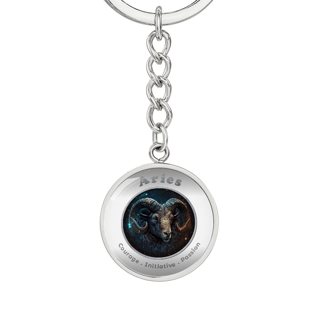 Aries - Affirmation Keychain - More Than CharmsMore Than Charms
