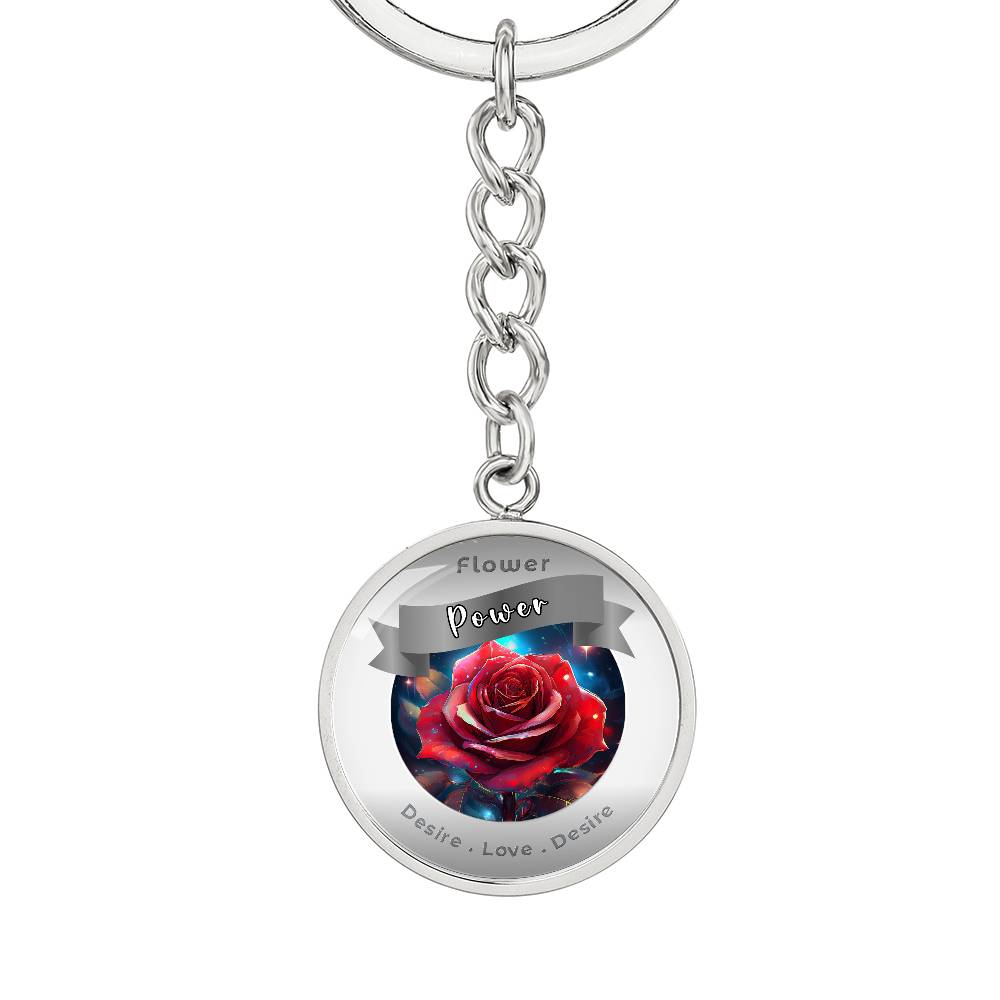 Rose - Affirmation Keychain - More Than CharmsMore Than Charms