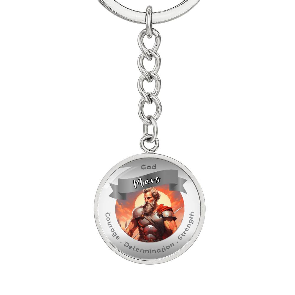 Mars- Affirmation Keychain For Courage Determination Strength - More Than CharmsMore Than Charms