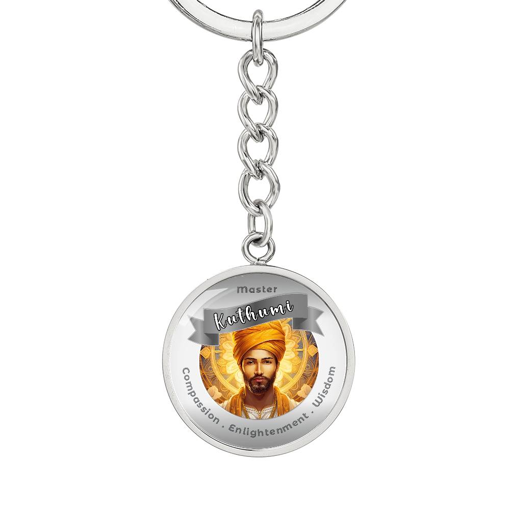 Kuthumi - Affirmation Keychain For Compassion, Enlightenment & Wisdom - More Than CharmsMore Than Charms