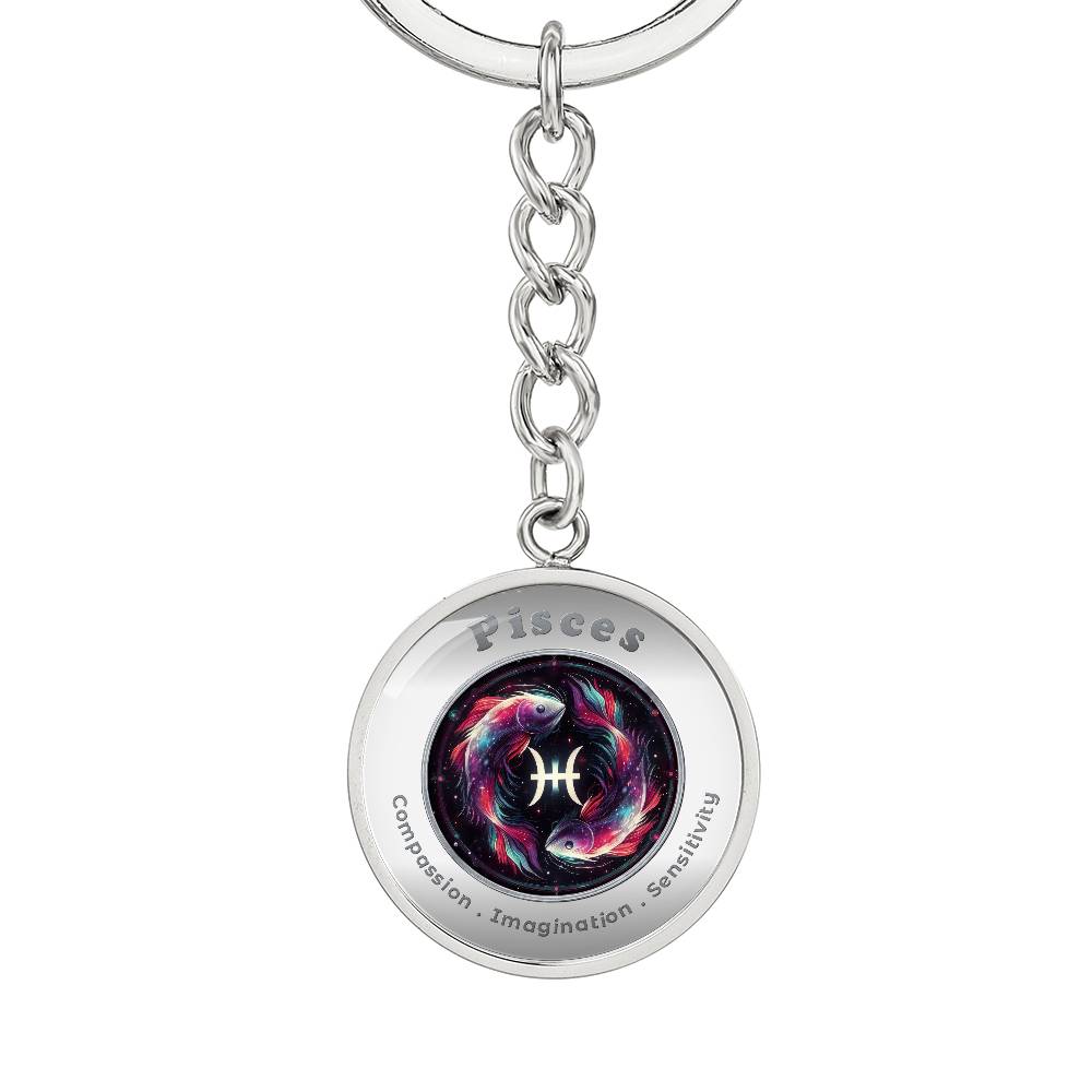 Pisces - Affirmation Keychain - More Than CharmsMore Than Charms