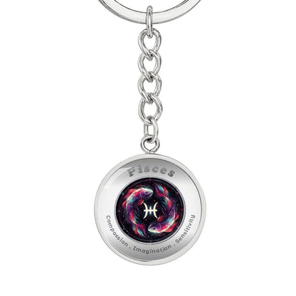 Pisces - Affirmation Keychain - More Than CharmsMore Than Charms