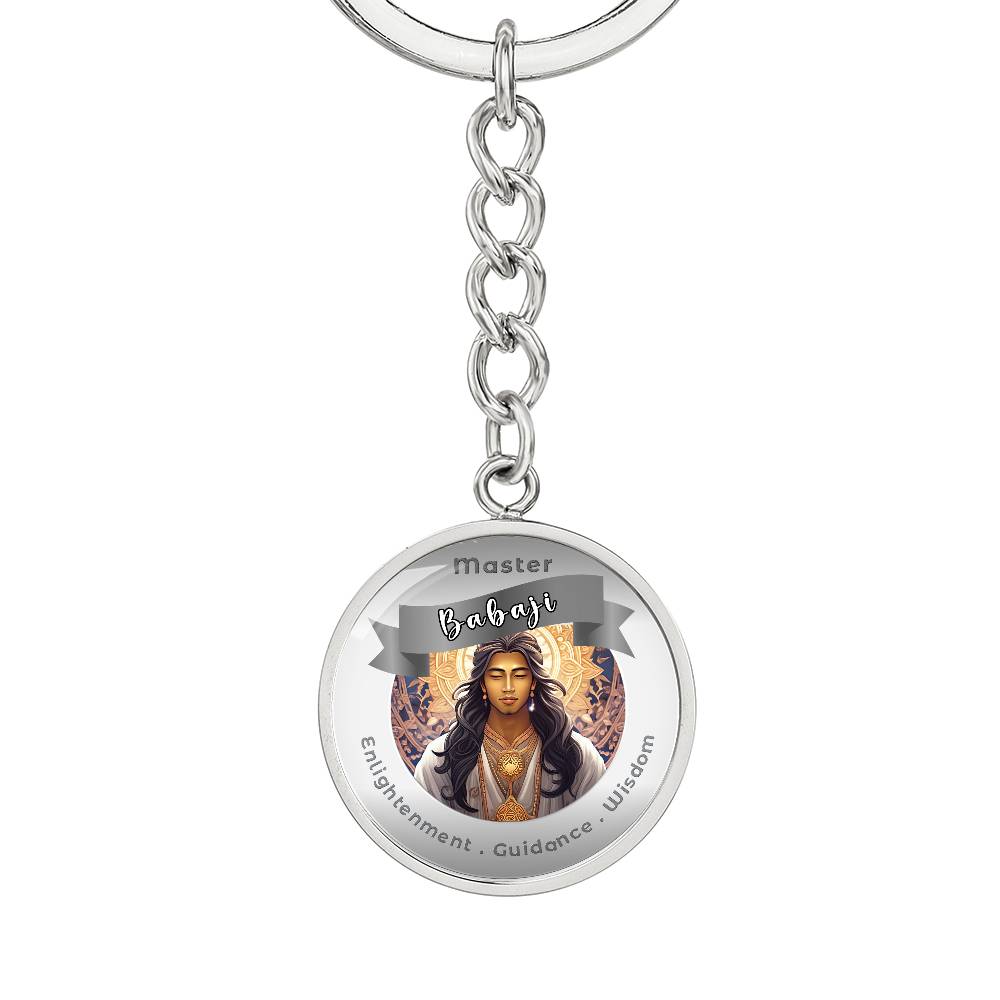 Babaji - Affirmation Keychain For Enlightenment Guidance Wisdom - More Than CharmsMore Than Charms