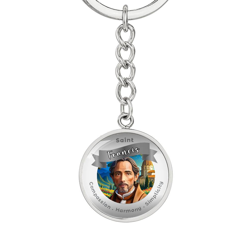 Saint Francisis - Affirmation Keychain - More Than CharmsMore Than Charms