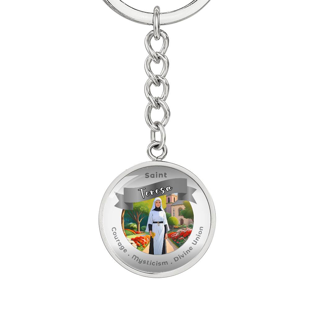Saint Teresa - Affirmation Keychain - More Than CharmsMore Than Charms