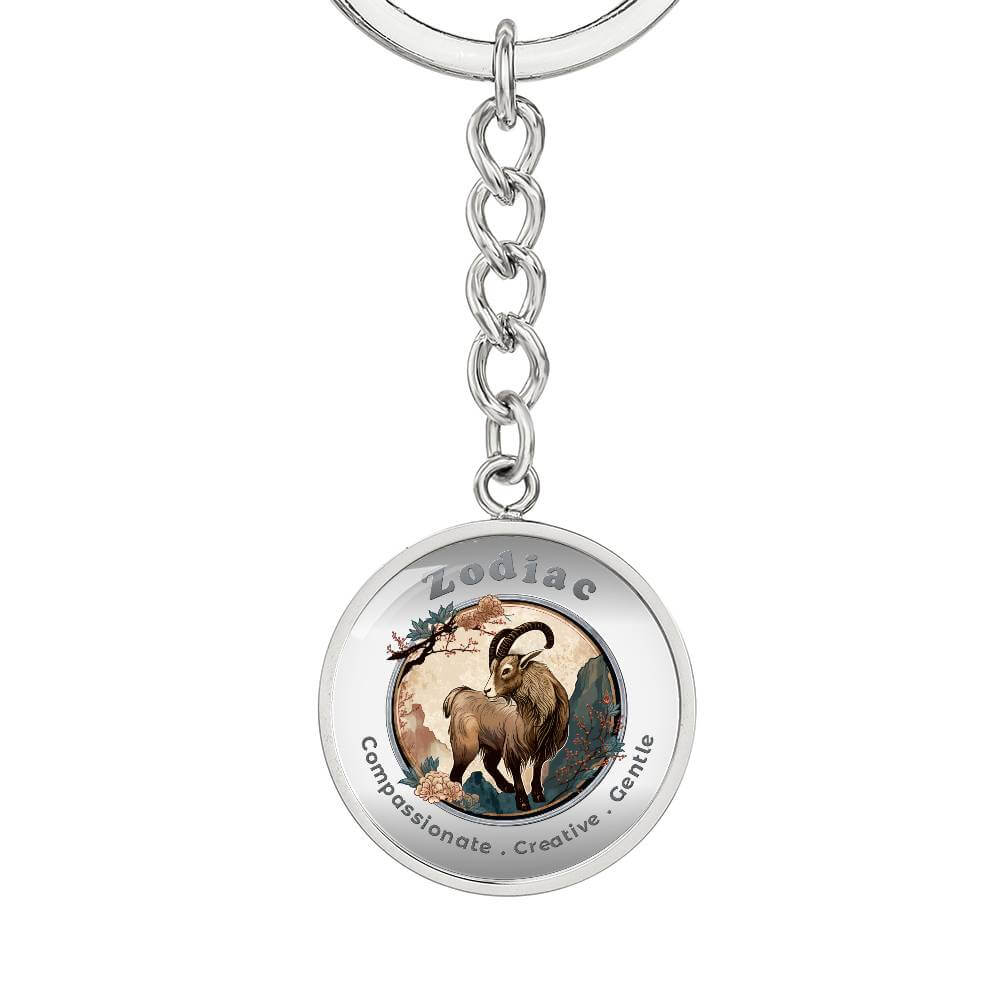 Goat - Chinese Zodiac - Affirmation Keychain - More Than CharmsMore Than Charms