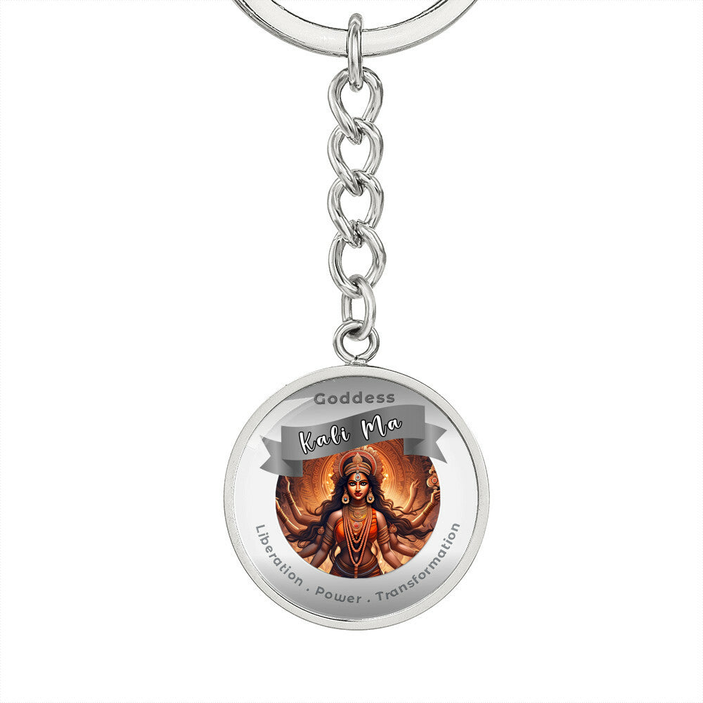 Goddess Kali - Affirmation Keychain For Liberation Power Transformation- More Than CharmsMore Than Charms