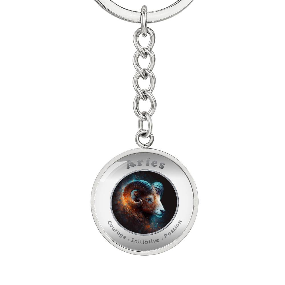 Aries - Affirmation Keychain - More Than CharmsMore Than Charms