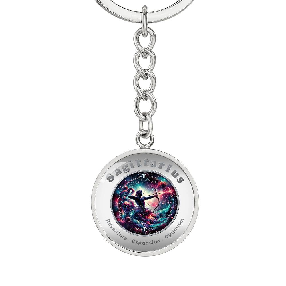 Sagittarius - Affirmation Keychain - More Than CharmsMore Than Charms