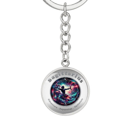 Sagittarius - Affirmation Keychain - More Than CharmsMore Than Charms