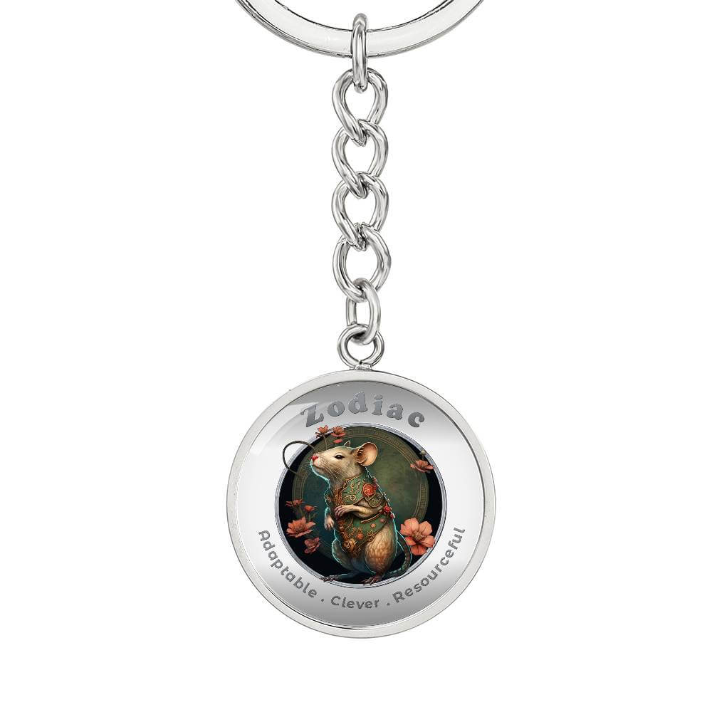 Rat- Chinese Zodiac - Affirmation Keychain - More Than CharmsMore Than Charms