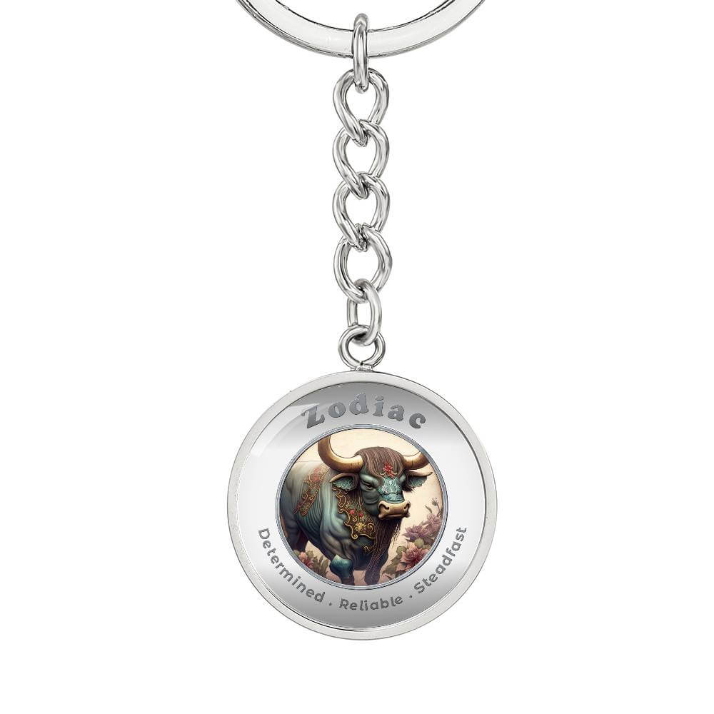 Ox - Chinese Zodiac - Affirmation Keychain - More Than CharmsMore Than Charms