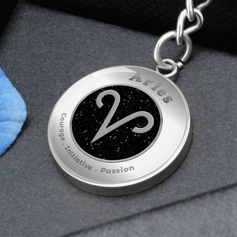 Aries - Affirmation Keychain - More Than CharmsMore Than Charms