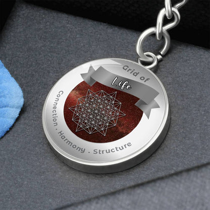 Grid of Life - Affirmation Keychain - More Than CharmsMore Than Charms