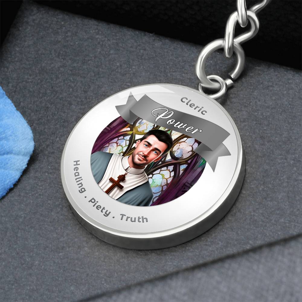 Cleric - RPG Fantasy Affirmation Keychain - More Than CharmsMore Than Charms