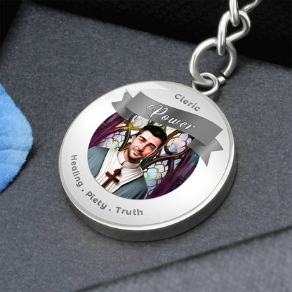 Cleric - RPG Fantasy Affirmation Keychain - More Than CharmsMore Than Charms