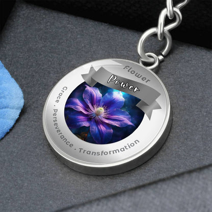 Clematis - Affirmation Pendant - More Than CharmsMore Than Charms