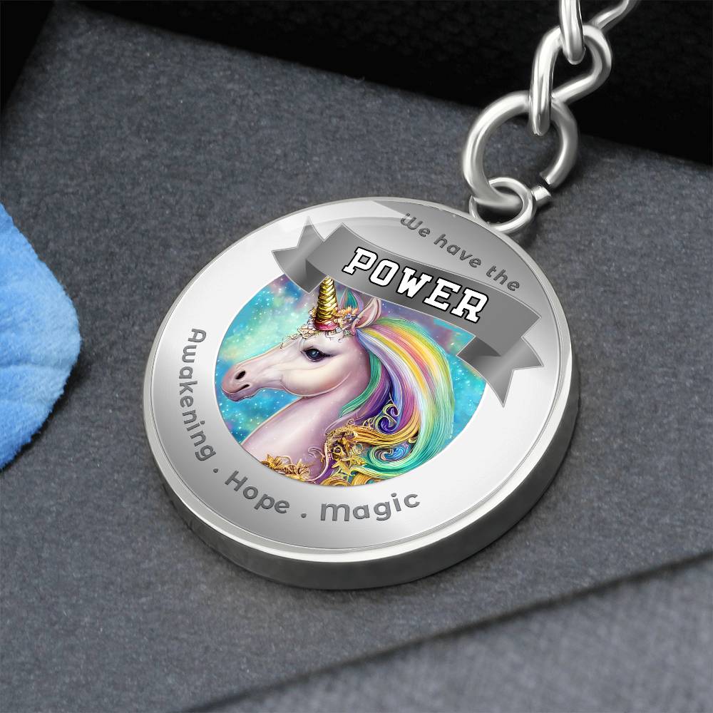 Unicorn Power Animal Affirmation Keychain - More Than CharmsMore Than Charms