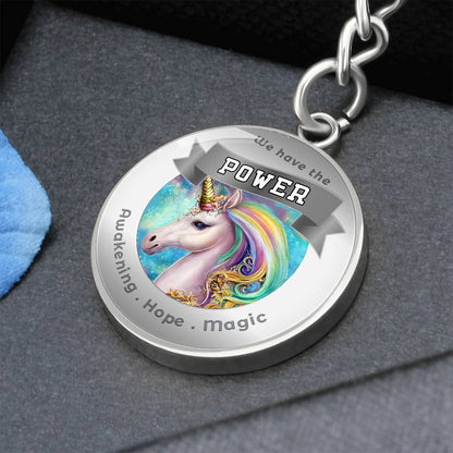 Unicorn Power Animal Affirmation Keychain - More Than CharmsMore Than Charms