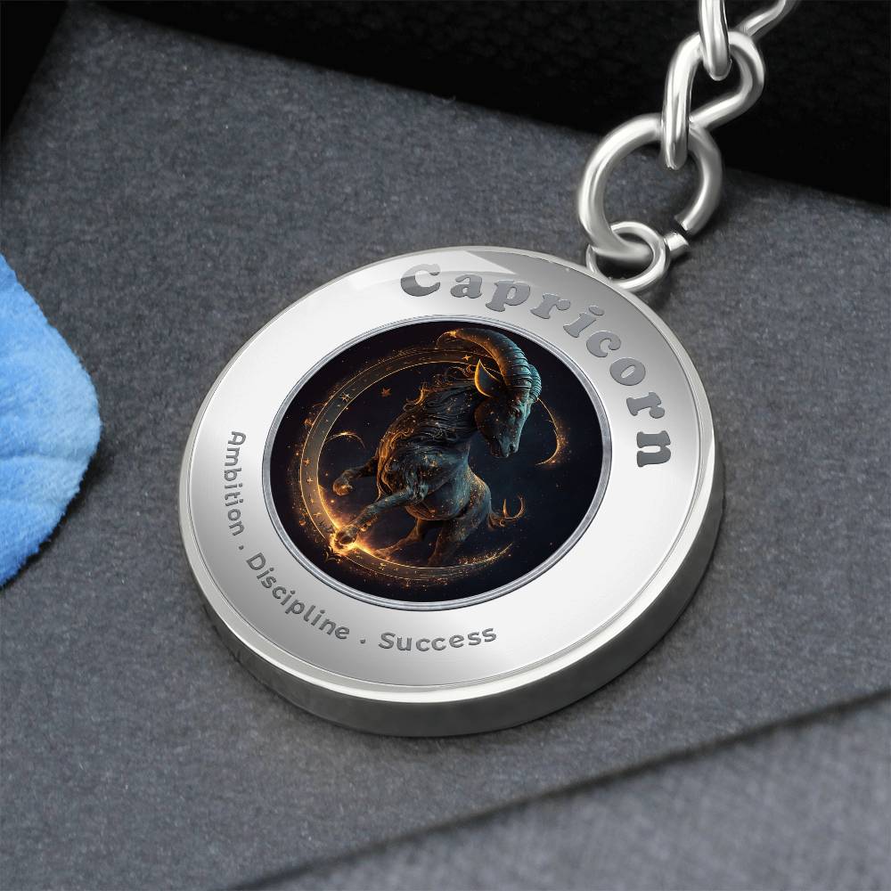 Capricorn - Affirmation Keychain - More Than CharmsMore Than Charms