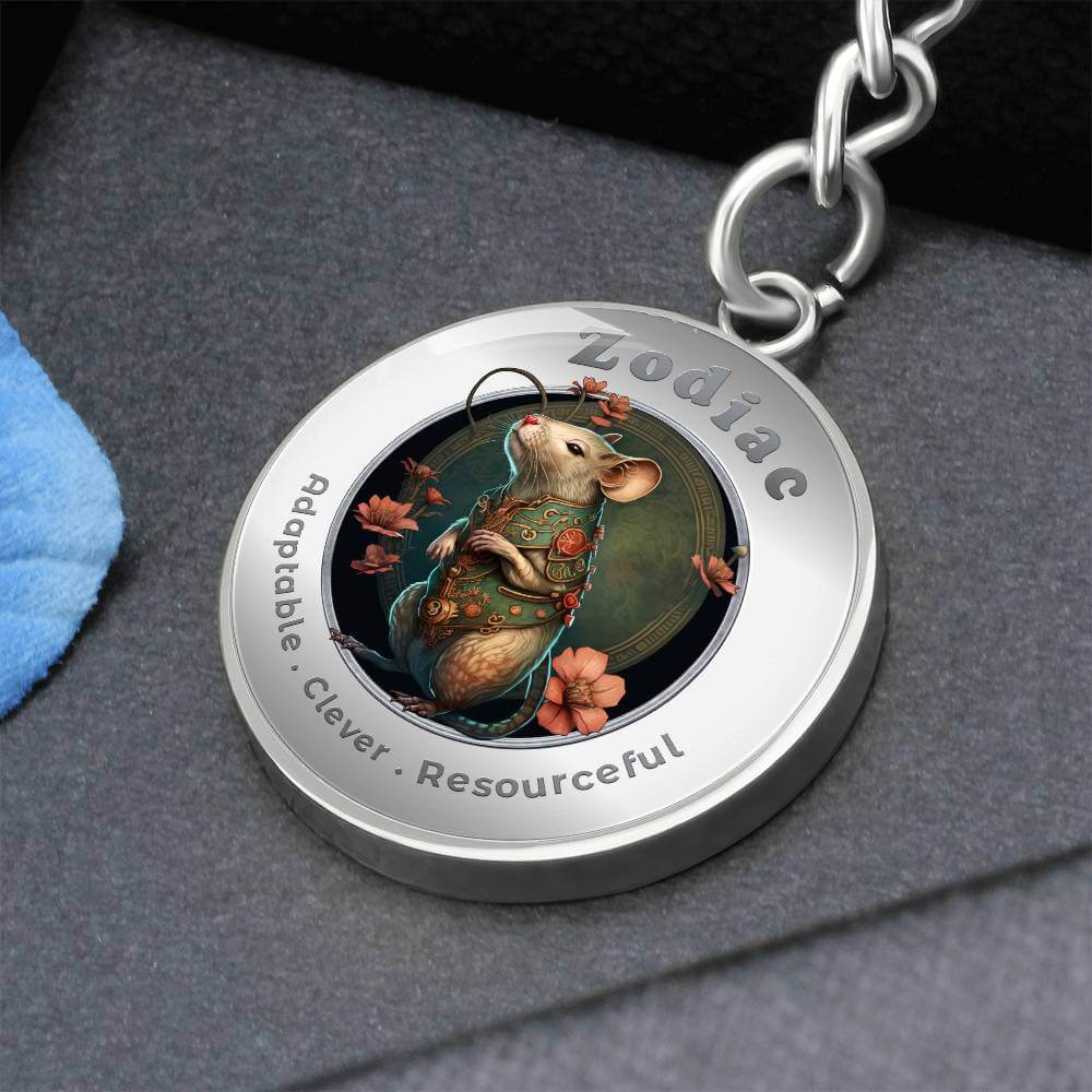 Rat- Chinese Zodiac - Affirmation Keychain - More Than CharmsMore Than Charms