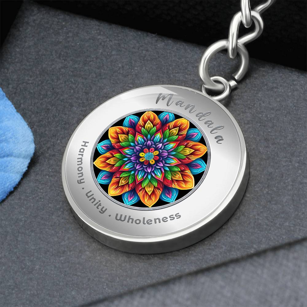 Mandala - Affirmation Keychain - More Than CharmsMore Than Charms