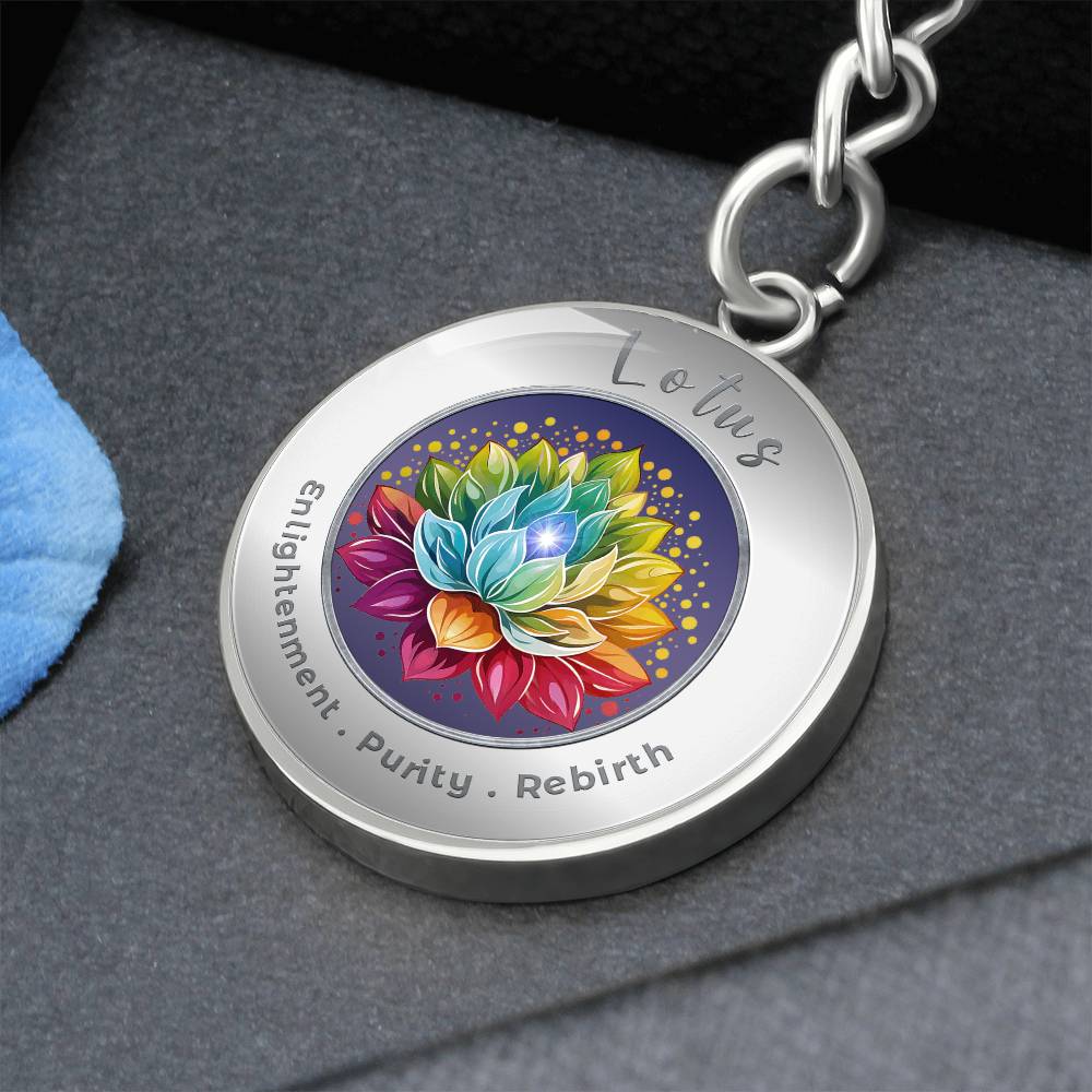 Lotus - Affirmation Keychain - More Than CharmsMore Than Charms