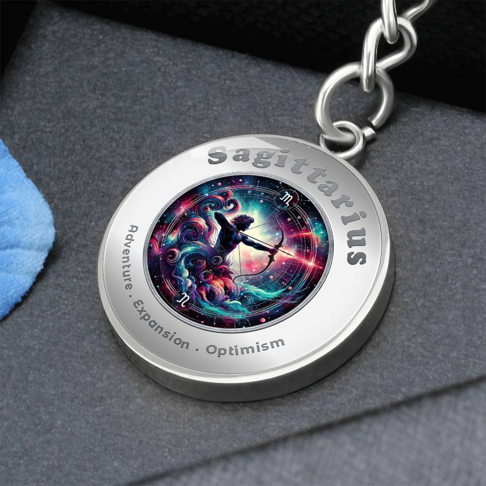 Sagittarius - Affirmation Keychain - More Than CharmsMore Than Charms