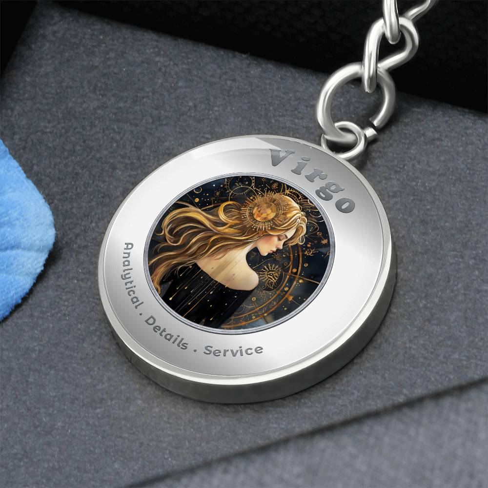 Virgo - Affirmation Keychain - More Than CharmsMore Than Charms