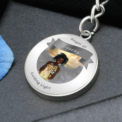 Courage - Guardian Angel Affirmation Keychain - More Than CharmsMore Than Charms