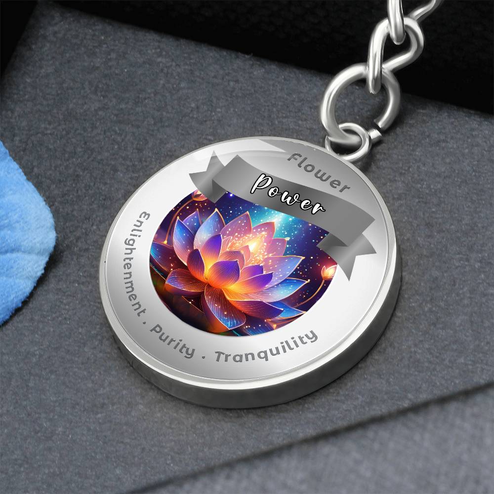 Water Lily- Affirmation Keychain- More Than CharmsMore Than Charms