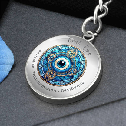 Evil Eye - Affirmation Keychain - More Than CharmsMore Than Charms