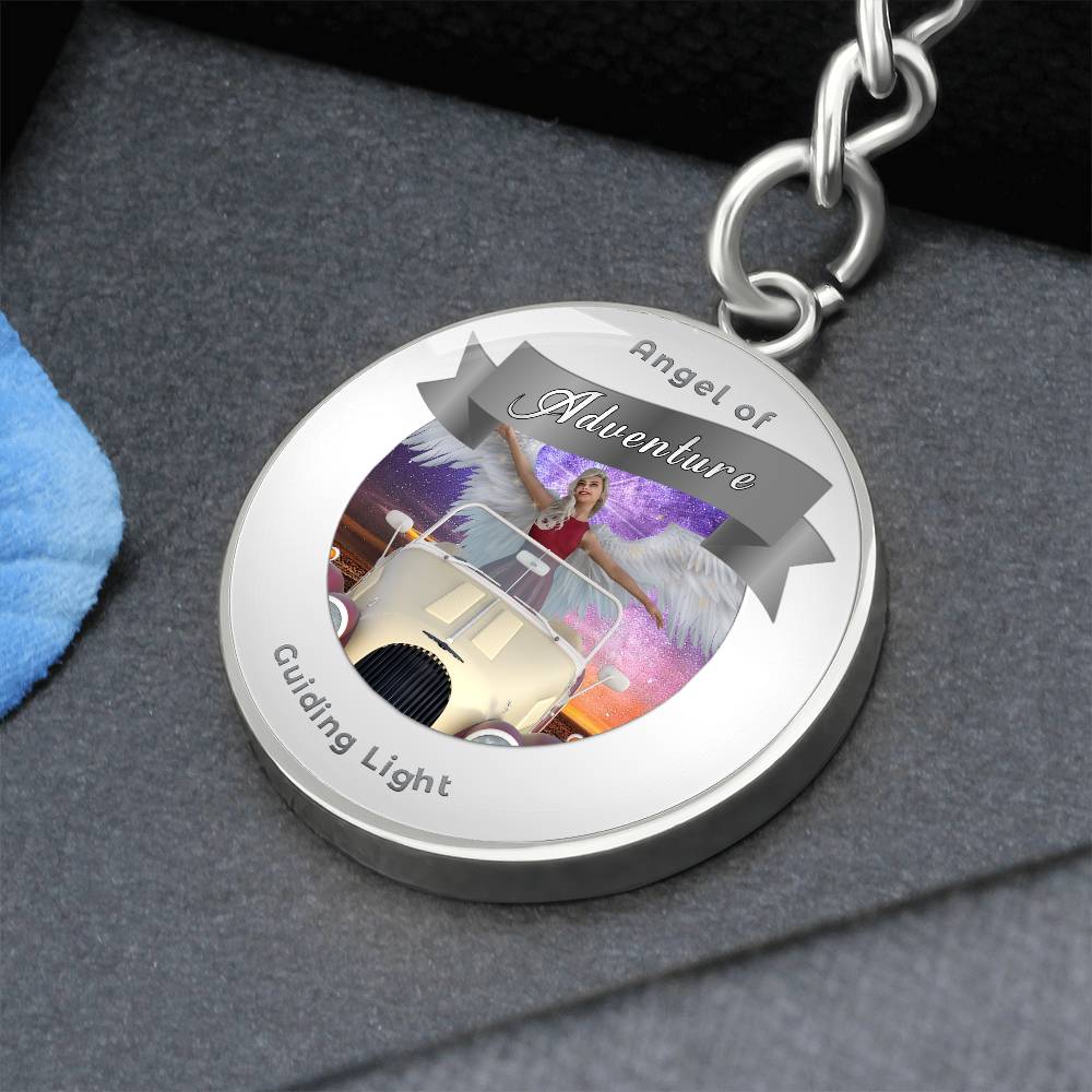 Adventure - Guardian Angel Affirmation Keychain - More Than CharmsMore Than Charms