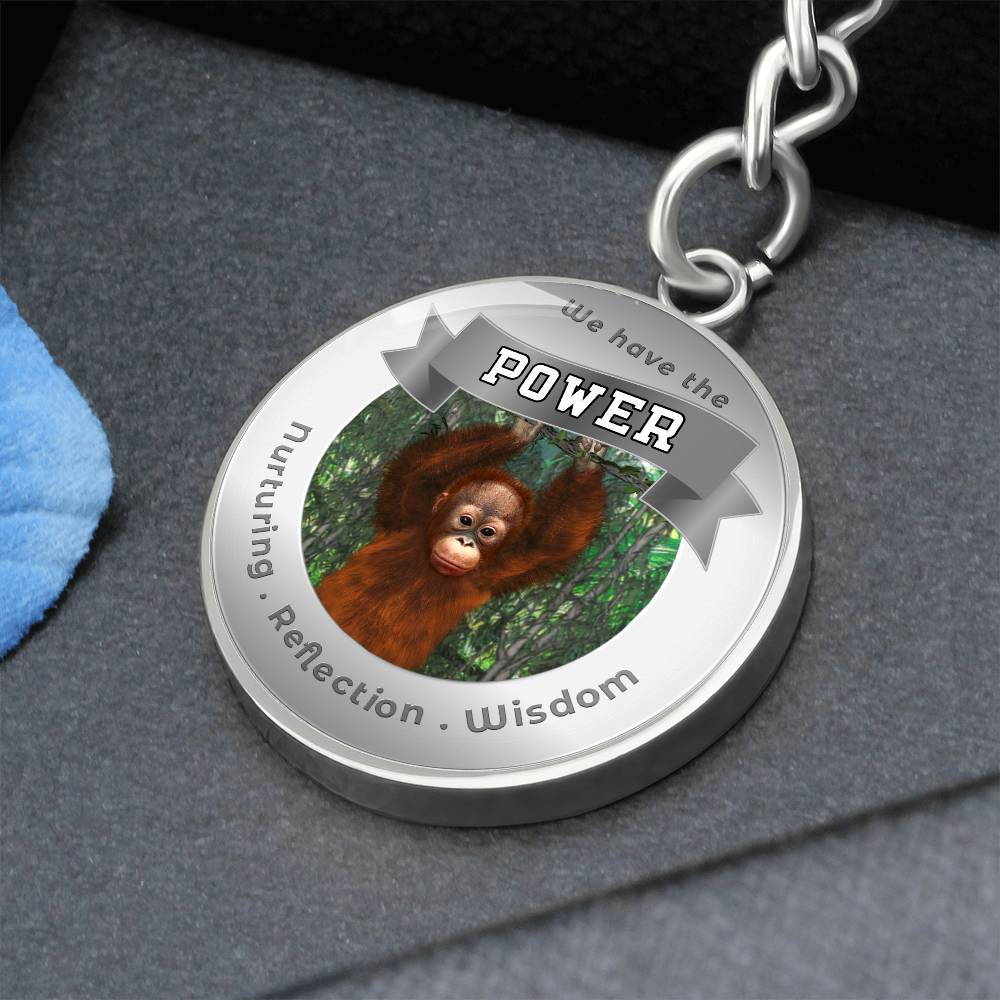 Orangutan - Power Animal Affirmation Keychain - More Than CharmsMore Than Charms