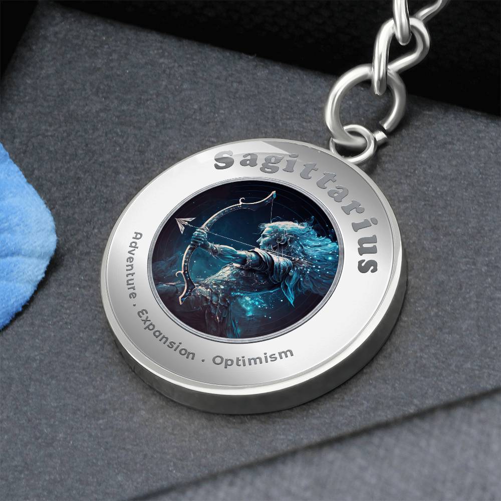 Sagittarius - Affirmation Keychain - More Than CharmsMore Than Charms