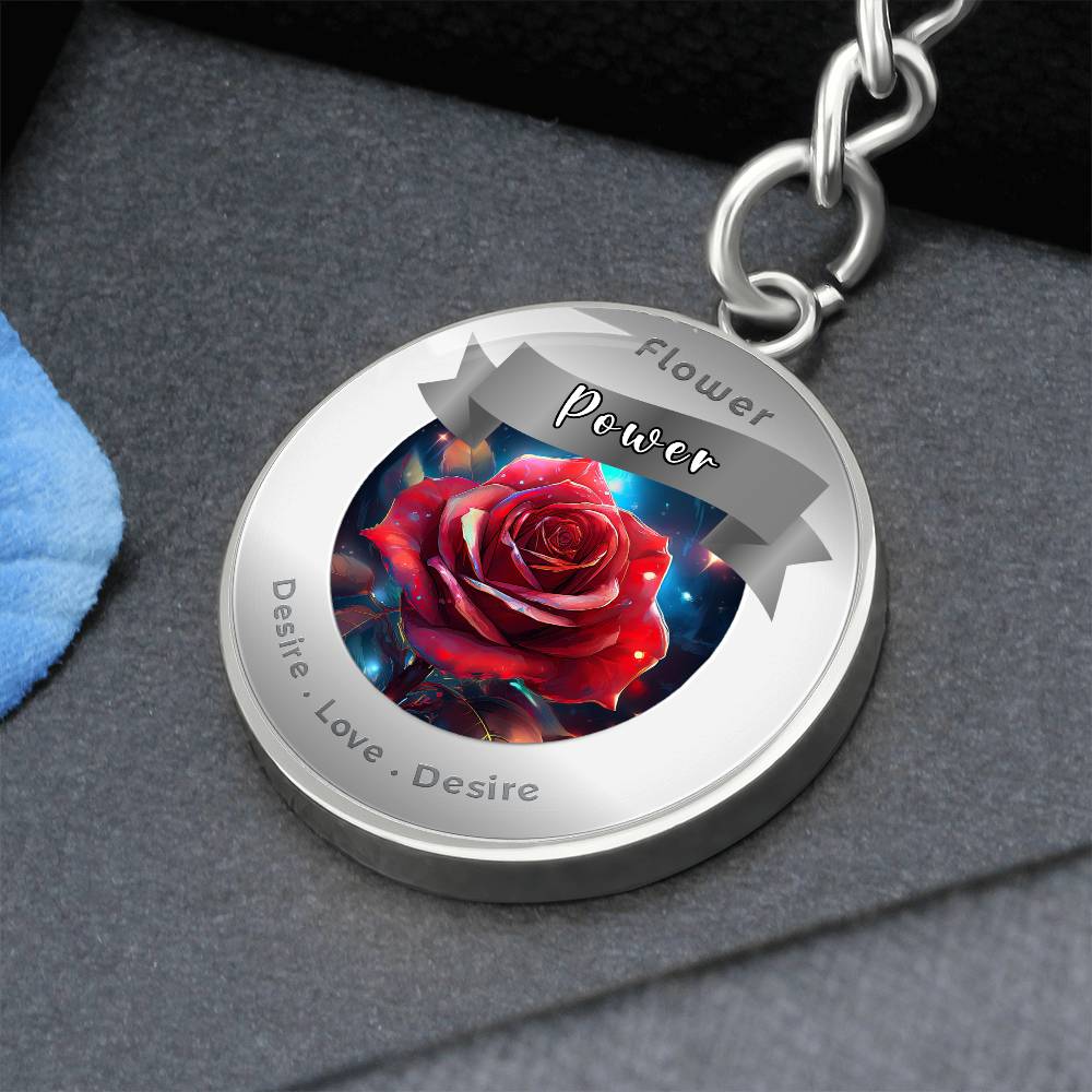 Rose - Affirmation Keychain - More Than CharmsMore Than Charms