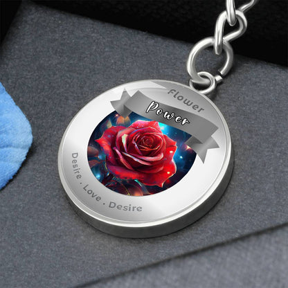 Rose - Affirmation Keychain - More Than CharmsMore Than Charms