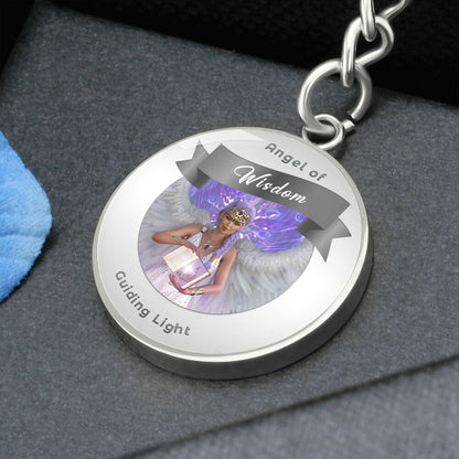 Wisdom - Guardian Angel Affirmation Keychain - More Than CharmsMore Than Charms