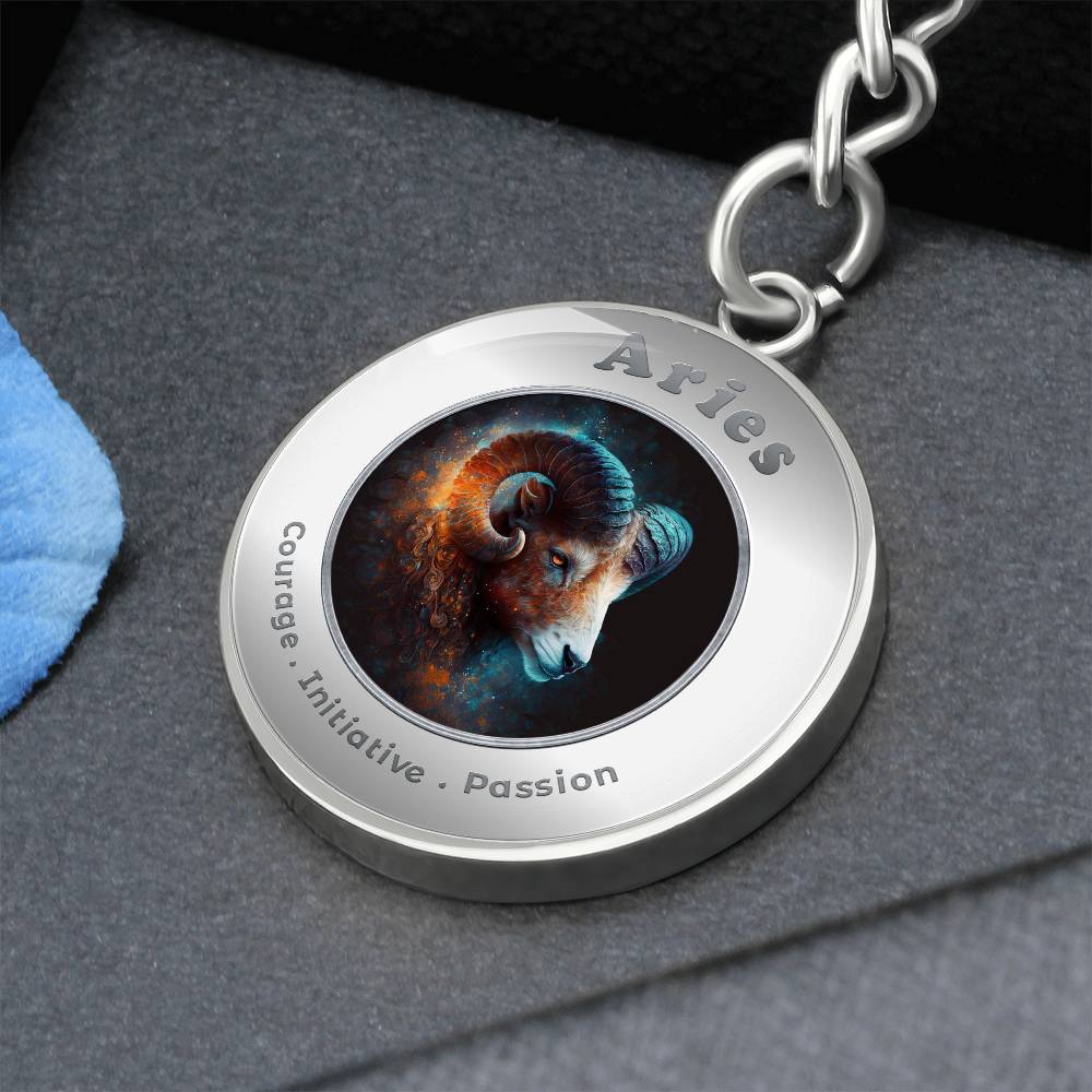 Aries - Affirmation Keychain - More Than CharmsMore Than Charms