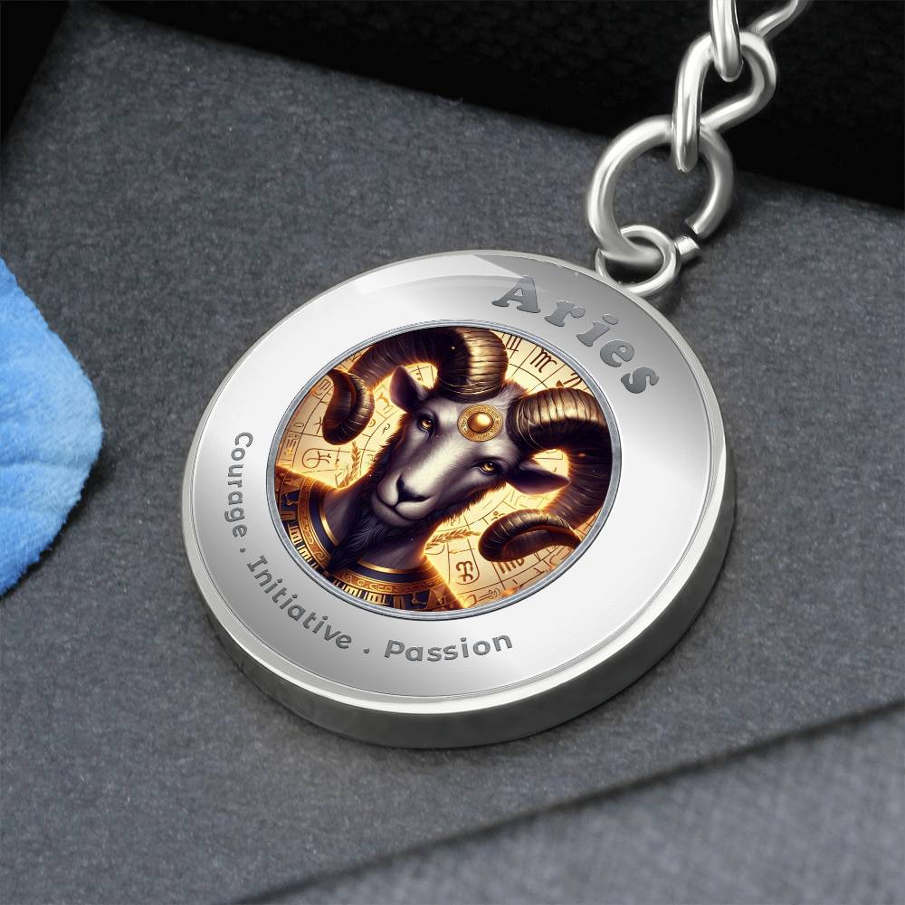 Aries - Affirmation Keychain - More Than CharmsMore Than Charms