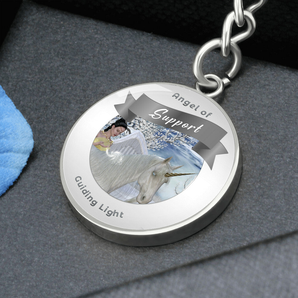 Support - Guardian Angel Affirmation Keychain - More Than CharmsMore Than Charms