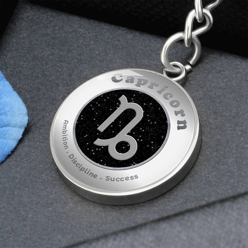 Capricorn - Affirmation Keychain - More Than CharmsMore Than Charms